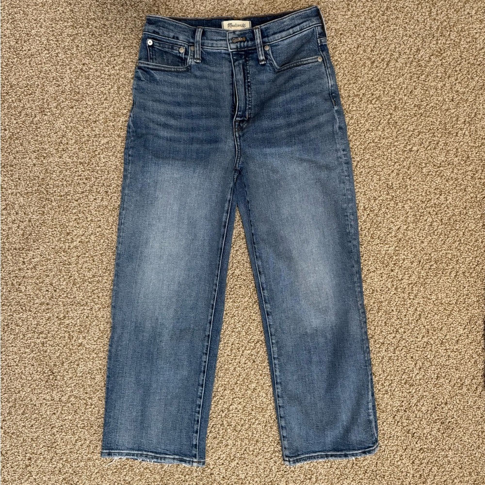 Madewell Slim Wide Leg Crop Blue
Denim Jeans